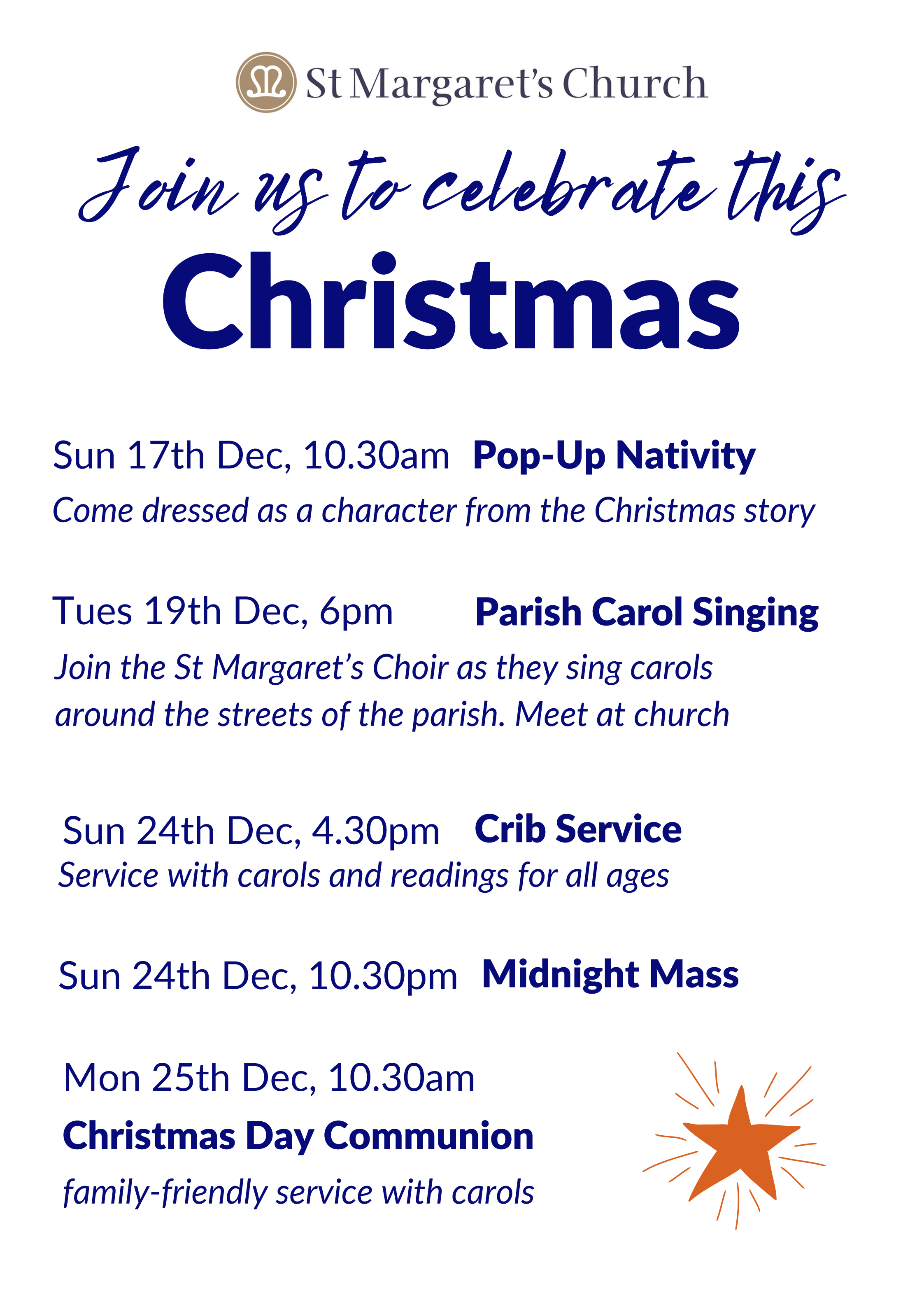 St Margaret’s Christmas Services